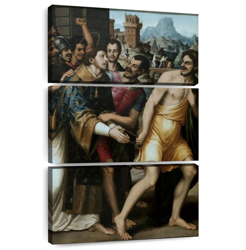 Leisha Saint Stephen a conduit au martyre, H 38 po x l 24 po