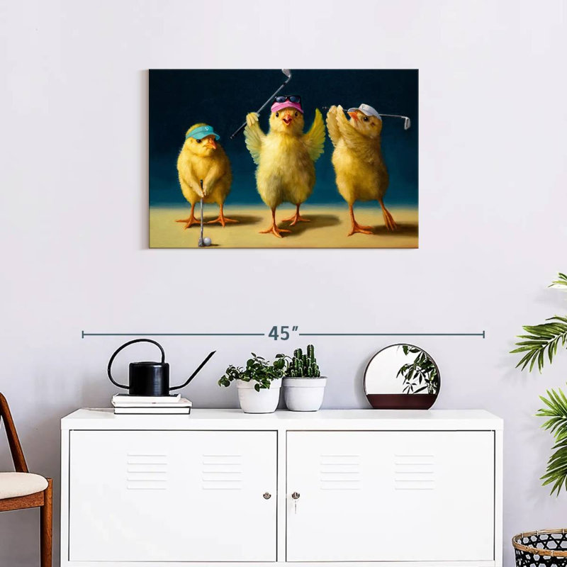Yoga Chicks Golf Chicks, 20" H x 30" W