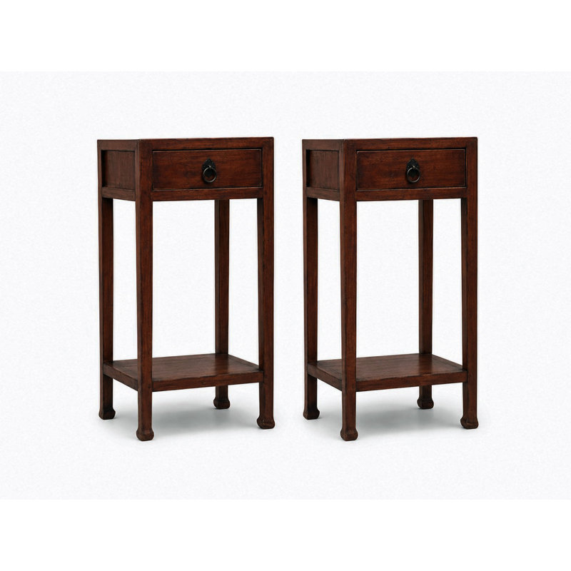 1 - Drawer Solid Wood Nightstand