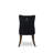 9 Pieces Dining Table Set Includes a Rectangle Table and 8 Black Polyester fabric Dining Chairs, Antique Walnut-289307140-299601128