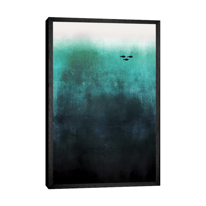 Little Family by Kubistika - Print on Canvas, 101.6 cm H x 66.04 cm W, Black Framed