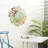 Metal Indoor Outdoor Sun Multi Colored Wall Decor with Abstract Patterns