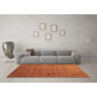 Washable Abstract Indoor Rug