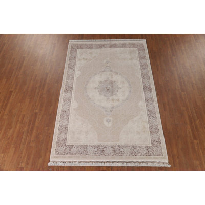 Traditional Silk Oriental Area Rug 6x10