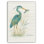 Coastal Blue Heron on Wood Canvas Wall Art