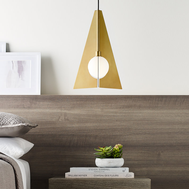 Orbel 1 - Light Pendant, Yes, Gold, 25" H x 17.8" W x 17.8" D