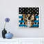 Skull Spangled Banner - Floater Frame Print on Canvas-2100595351-2100595347