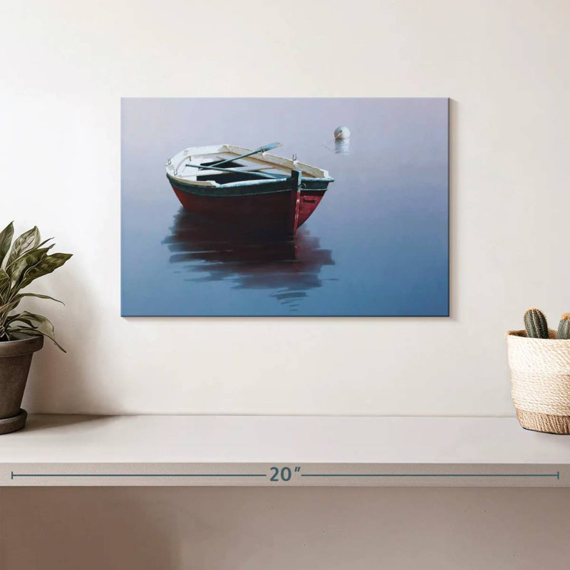 Mehar Lonely Boat III, H 8 po x l 12 po