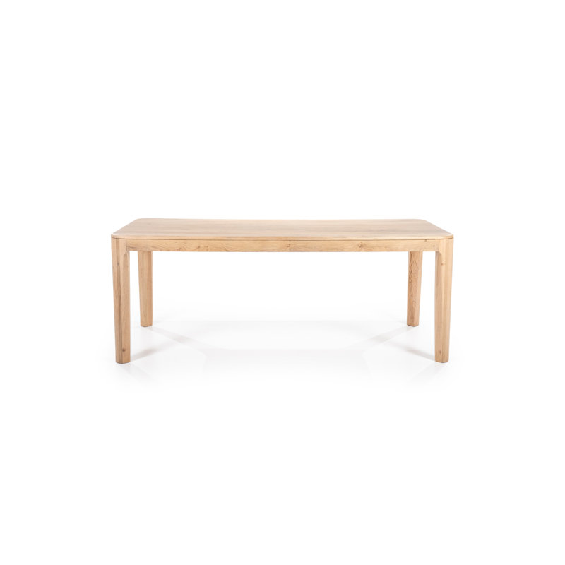 Dining Table Oak Solid Wood Dining Table, 30H x 98''L x 39''W