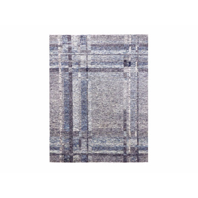 Tapis oriental beige en laine noué à la main 8 pi 0 po x 10 pi 2 po - MOA10279379