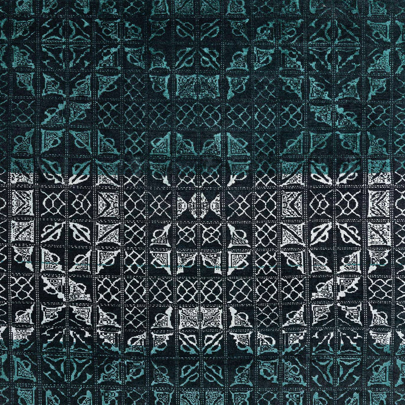 Abstract Indoor Rug, Square 7'