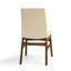 Chaises de salle à manger en cuir PU, chaises de salle à manger en cuir modernes avec structure en bois massif, résistantes à l'eau et faciles à nettoyer-1246118036-1246118041