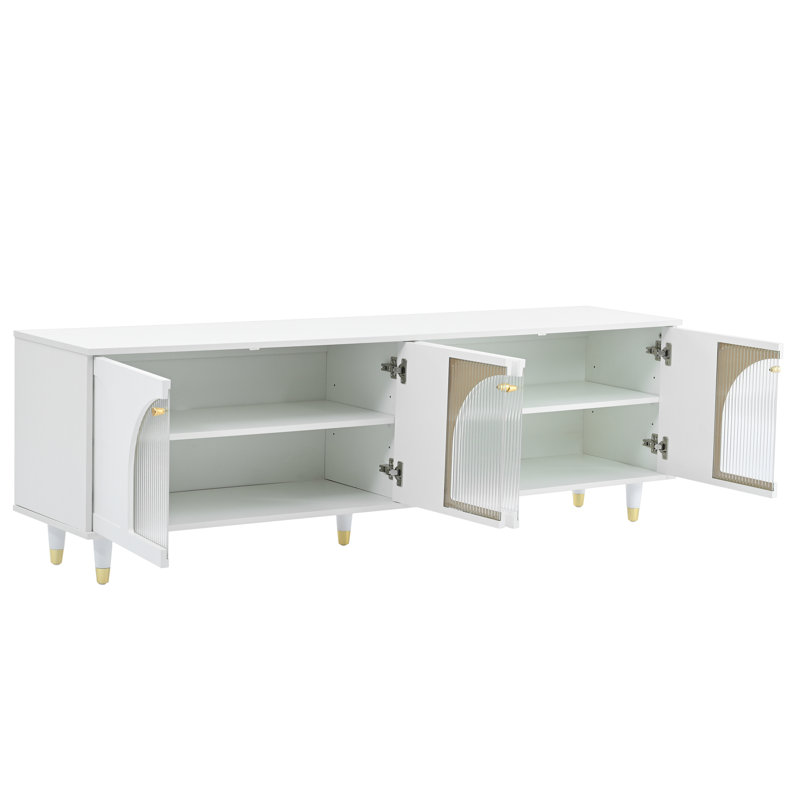 Egron 69.6'' Console Table, White