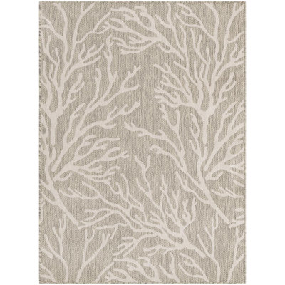 Tapis contemporain gris Azilynn