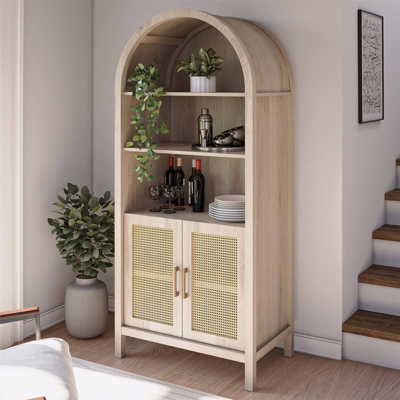 Armoire de rangement arquée