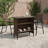 3-Piece All-Weather Outdoor Bar Bistro Set, 2 Bar Stools With Stable Non-Slip Footrest, 1 Bar Table With 2-Tier Storage Shelf, Rust-Proof Reinforced Frame Suitable For Patio Bar, Backyard-1253543680