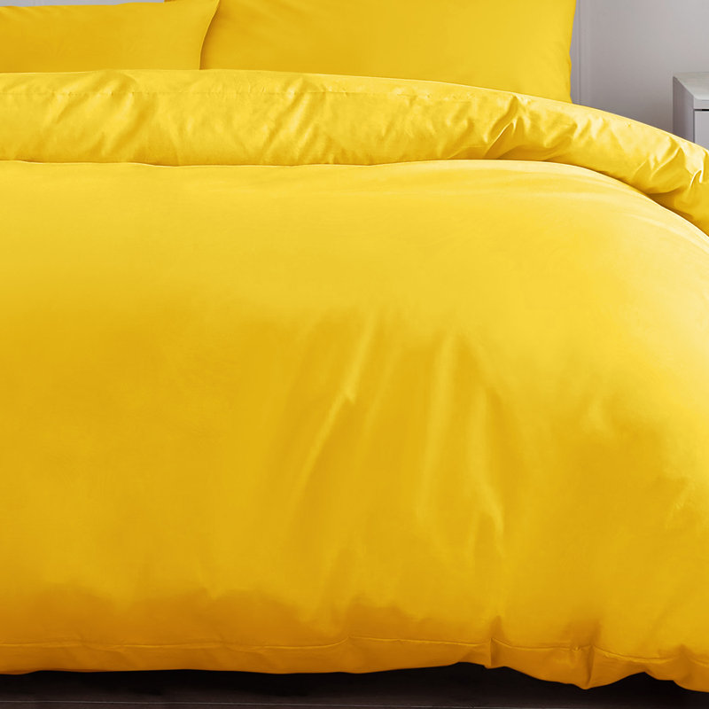 Onsim Duvet Cover Set, King, Yellow