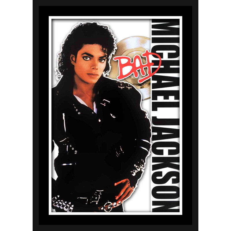 Jackson, M BAD Tribute, affiche encadrée