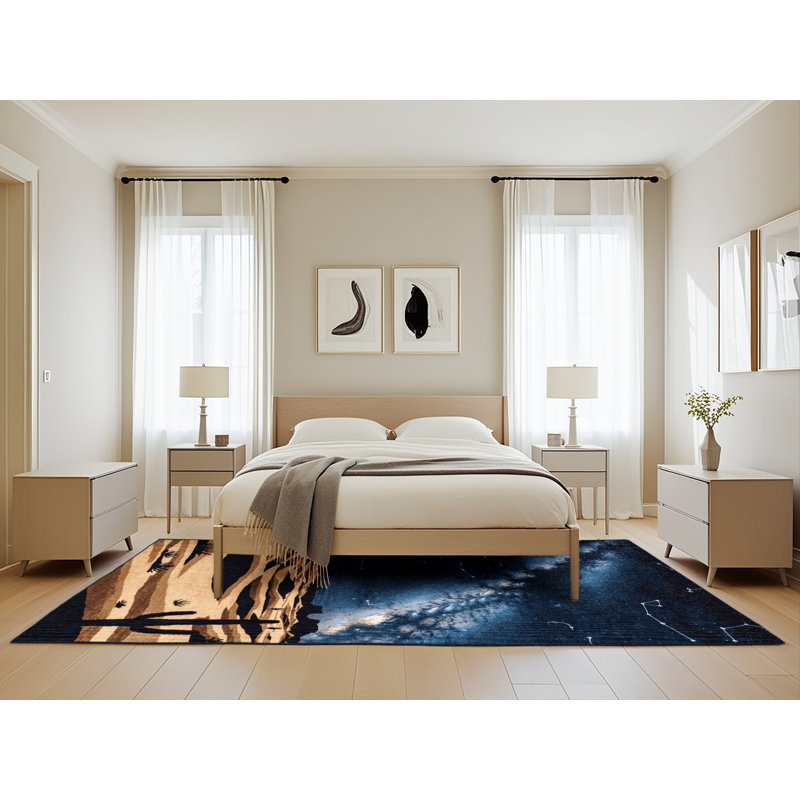 Tapis gris lavable à la machine, Rectangle 5 pi x 8 pi