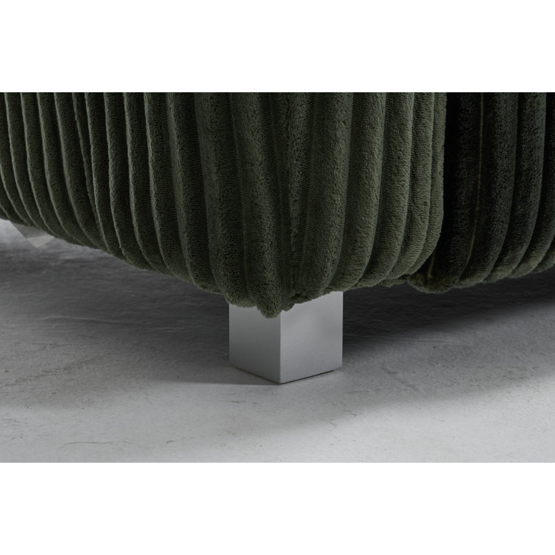 Canapé 3 places polyvalent et confortable, Vert
