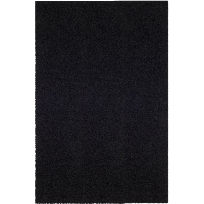Sga-Athens Shag Performance Solid Color Rug, Rectangle 5'1" x 7'6"