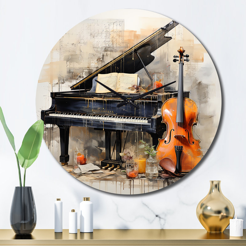 Cristyn - Horloge murale musicale, Grand