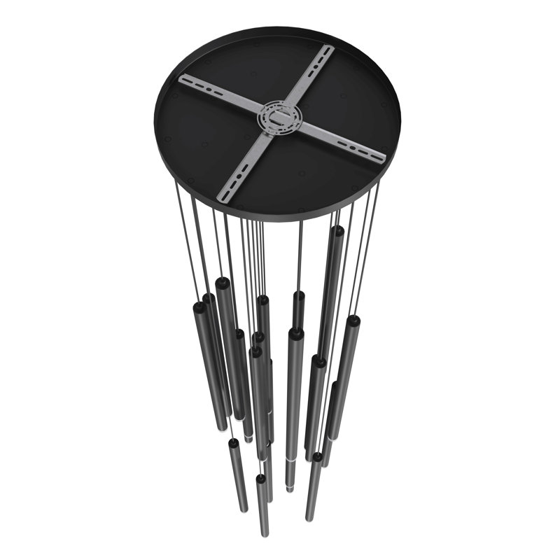 Filmore 25 - Light Chandelier, Black