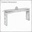 Console, table d'appoint pour canapé, bureau d'entrée