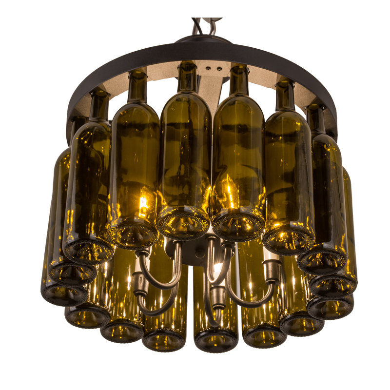 Metro Fusion 5 - Light Semi Flush Mount