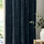 Heavy Chenille Room Darkening Pencil Pleat Curtains-185283838-185283839