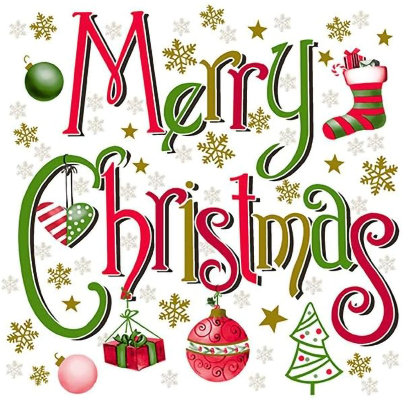Disposable Paper Christmas Napkins