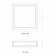 Blatch Acrylic LED Flush Mount