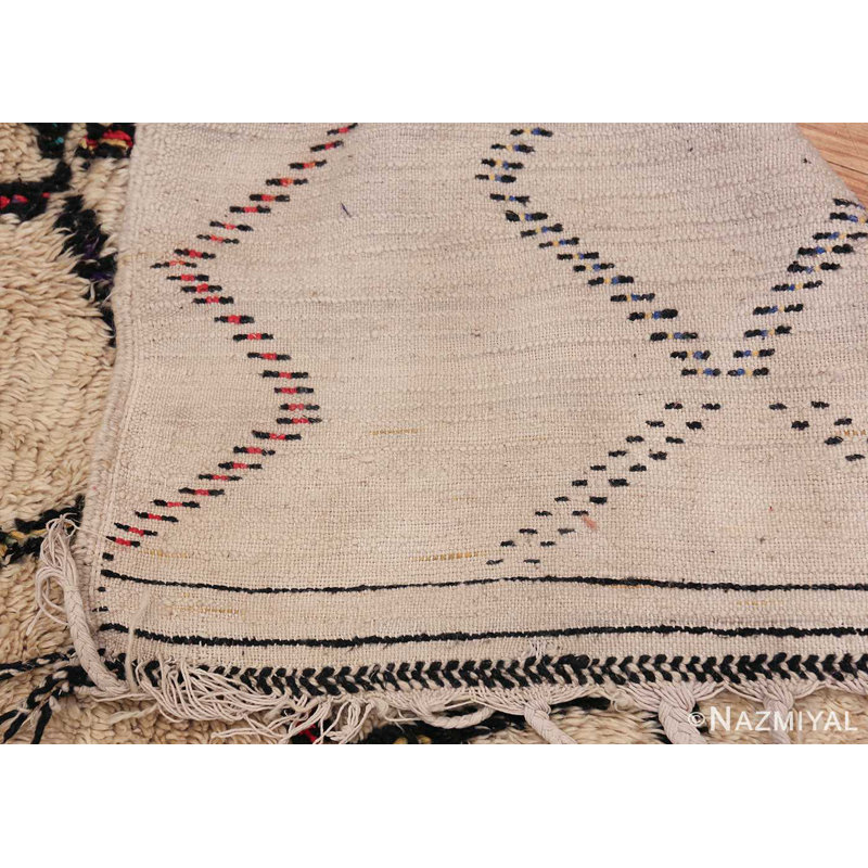 Moroccan One-of-a-Kind 4'8" X 7'8" Area Rug in Beige/Red/Blue