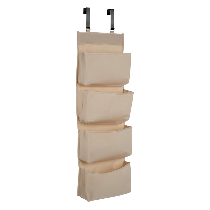 Teresa Fabric Overdoor Organiser, Cream