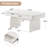 47" Modern Rectangle Coffee Table