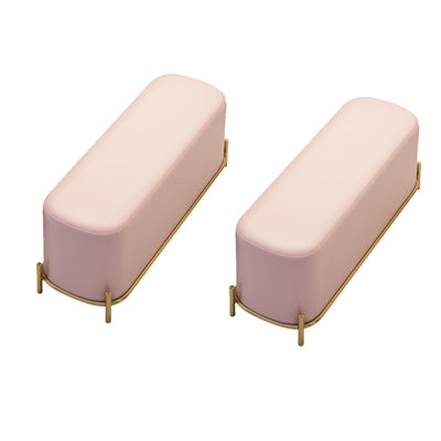 Febie Faux Leather Upholstered Bench