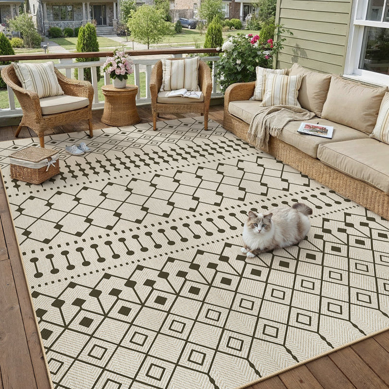 Tapis intérieur / extérieur Geovia, Rectangle 6' x 9'