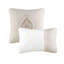Édredon 8 pièces pour très grand lit - imprimé partiellement rosé, taies décoratives européennes, coussins décoratifs, édredon lavable, rembourrage,-118754036-118754035