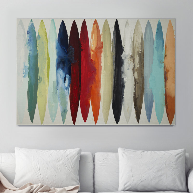 " Even Flow ", 48" H x 32" W x 1.5" D