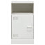 Lars 34.5cm W Steel Bedside Table-1507519684