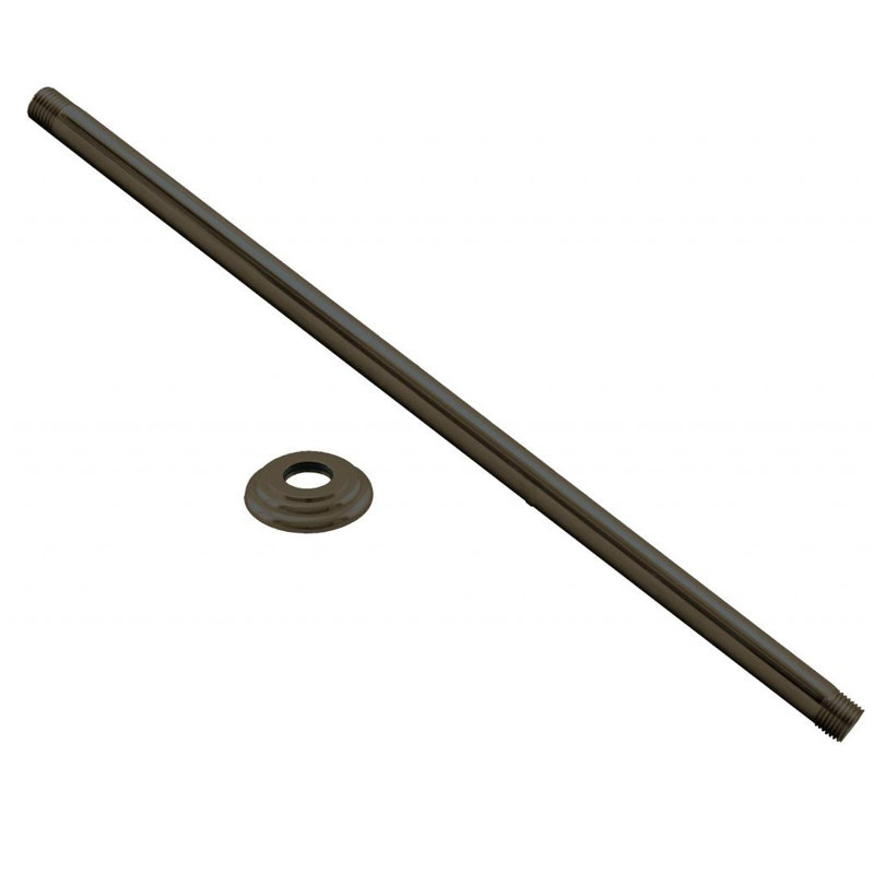 Bras de douche rond 1/2 po avec bride IPS 36 po x 36 po, Bronze huilé