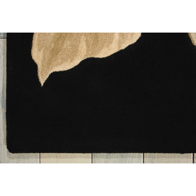 Fynn Wool Floral Indoor Rug, Rectangle 7'6" x 9'6"