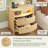 2-Drawers Nightstand with Charging Station & Open Storage, Bedside Table with Sensor Lights-1431849157