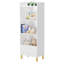 Kids 4-Tier Bookcase, Children's Book Display, Bookshelf Toy Storage Cabinet Organizer For Children's Room, Playroom, Nursery