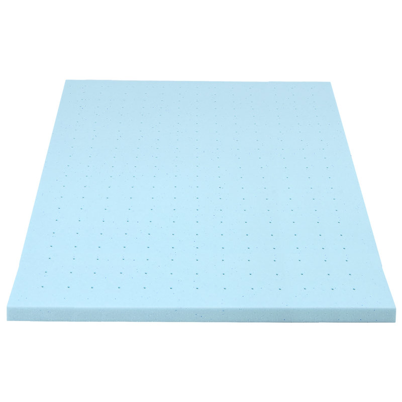 Surmatelas en mousse viscoélastique gélifiée 4 po Jaylene, Très grand