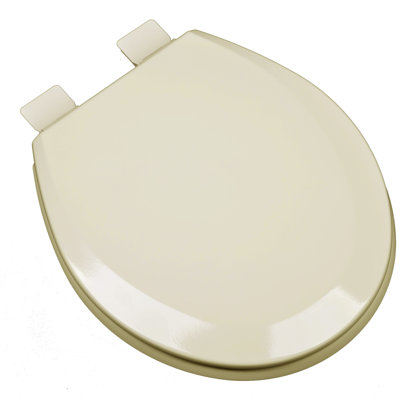 Siège de toilette rond en bois moulé