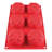 Thunder Group Inc. 6 Cup Non-Stick Silicone Mould with Lid