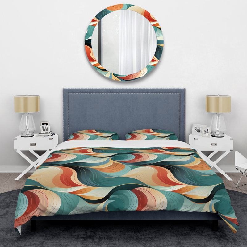 Ensemble de housse de couette Coastal, Housse de couette pour très grand lit et 2 très