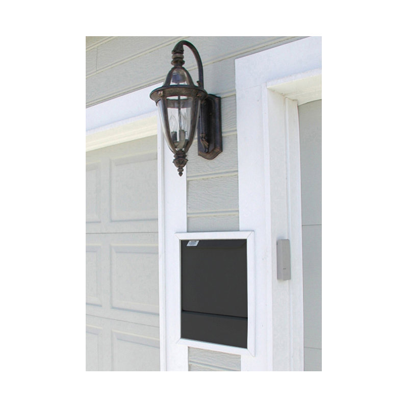 Steel Wall Mounted Mailbox with Newspaper Compartment, Black