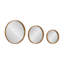 Ensemble de trois miroirs ronds